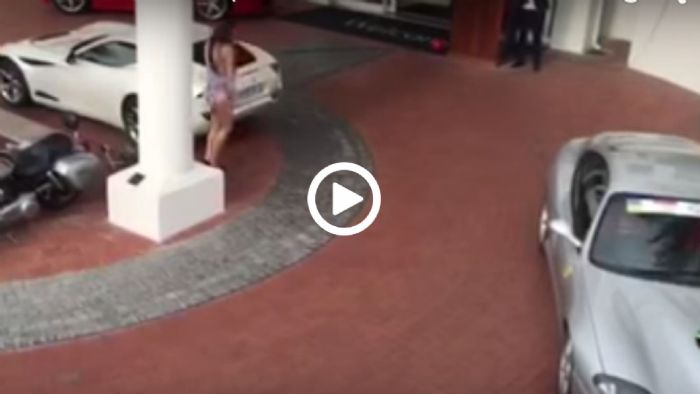 Εξάτμιση supercar σηκώνει φούστα