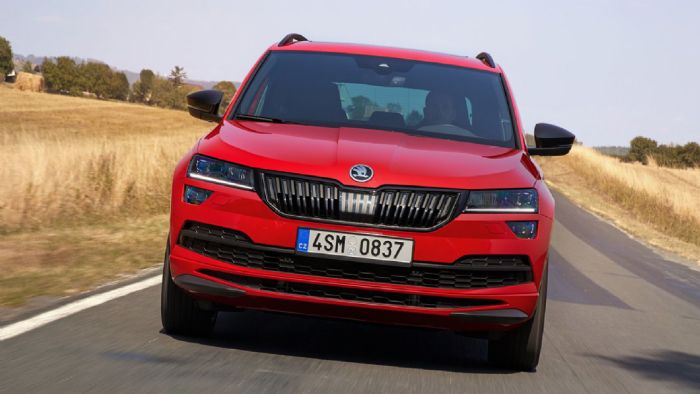 To Skoda Karoq Sportline.