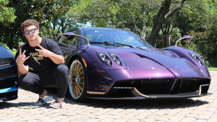 Ανήλικος τράκαρε την Pagani Huayra του πατέρα του (+vid)