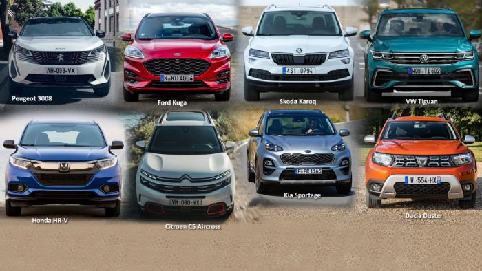 Μετρήσαμε τα 8 top Οικογενειακά SUV σε πορτ μπαγκάζ