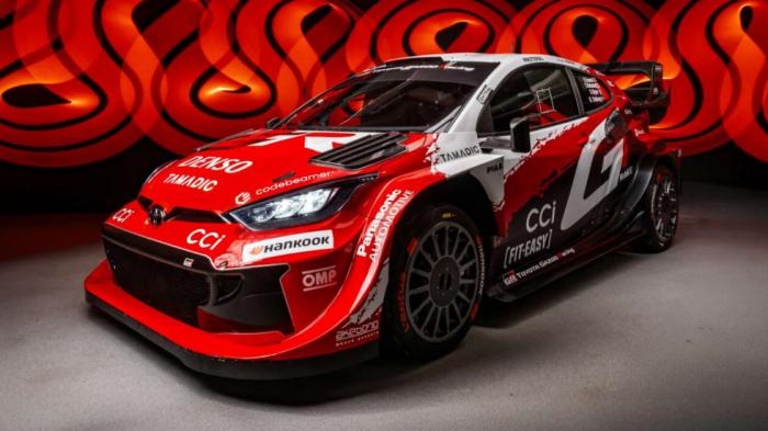 WRC 2026: Το νέο Toyota GR Yaris Rally1 αποκαλύπτεται με εντυπωσιακή κόκκινη εμφάνιση
