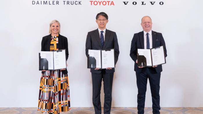 Η Toyota ενώνει τις δυνάμεις της με Daimler και Volvo για το υδρογόνο