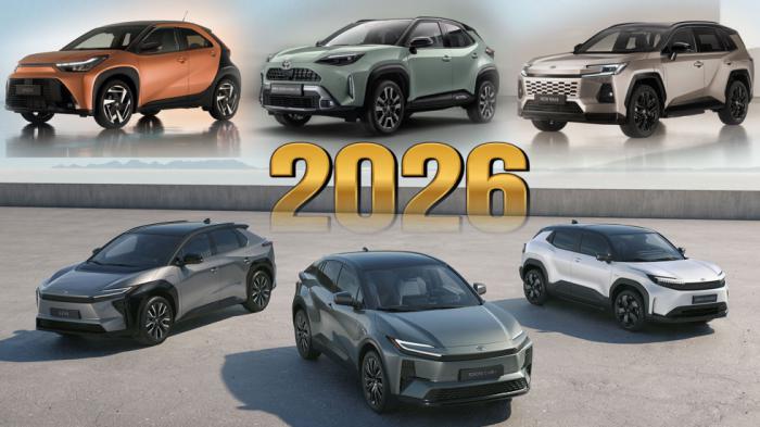 Τα αυτοκίνητα της Toyota στην Ελλάδα για το 2026