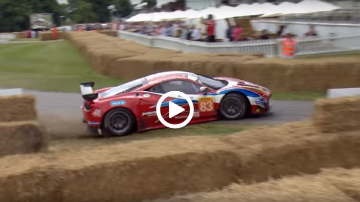 Ferrari τρακάρει στο Goodwood