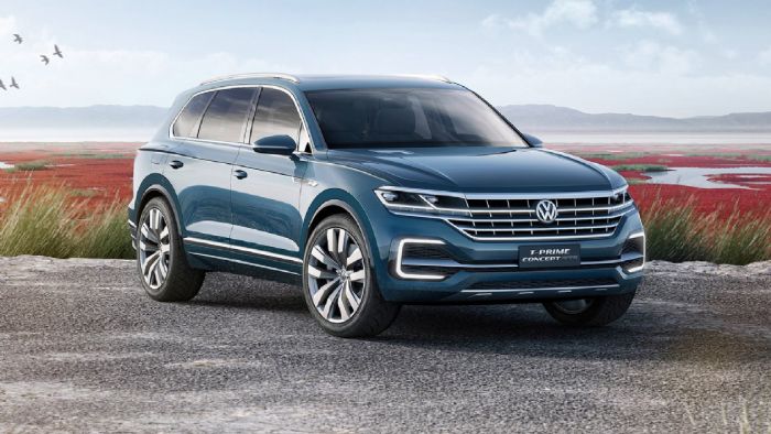 Το Volkswagen T-Prime Concept GTE είναι ένα πρωτότυπο SUV που μας προϊδεάζει για το πώς θα μοιάζει η επόμενη γενιά του Touareg.