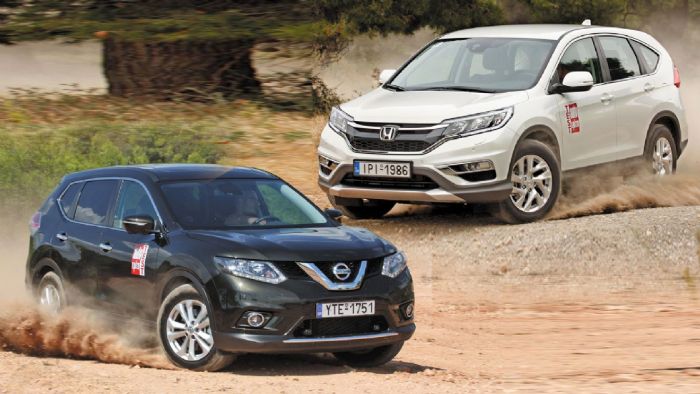 CR-V vs X-Trail CR-V vs X-Trail