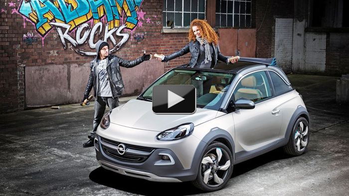 To λανσάρισμα του Opel ADAM Cabrio δεν θα αργήσει και το πρωτότυπο Opel ADAM Rocks (φωτογραφία), θα αποτελέσει πηγή έμπνευσης.