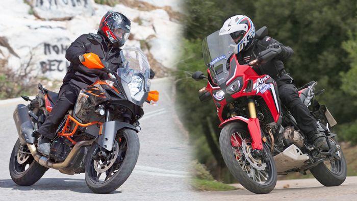 Σύγκρουση τιτάνων: Africa Twin VS 1090 Adventure Σύγκρουση τιτάνων: Africa Twin VS 1090 Adventure