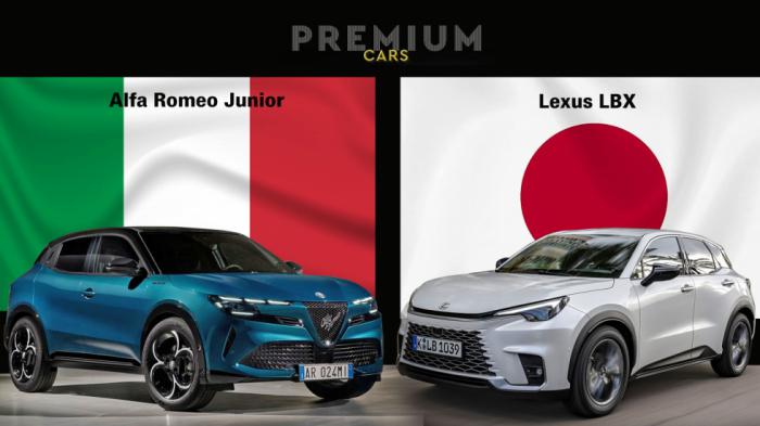 Alfa Romeo Junior vs Lexus LBX.  2 hot premium SUV  