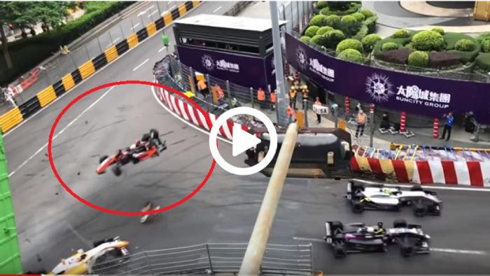 Tρομακτικό ατύχημα στην Formula 3