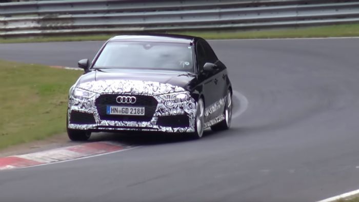 Δείτε το video με το νέο Audi RS3 Sedan σε δοκιμές εξέλιξης στην πίστα του Nurburgring.