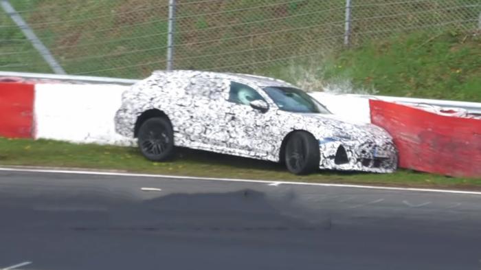 Το νέο Audi RS6 Avant στούκαρε κατά τη διάρκεια των δοκιμών 