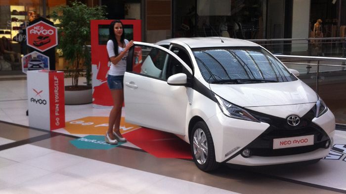 Το νέο Aygo στο the Mall Athens τον Ιούλιο