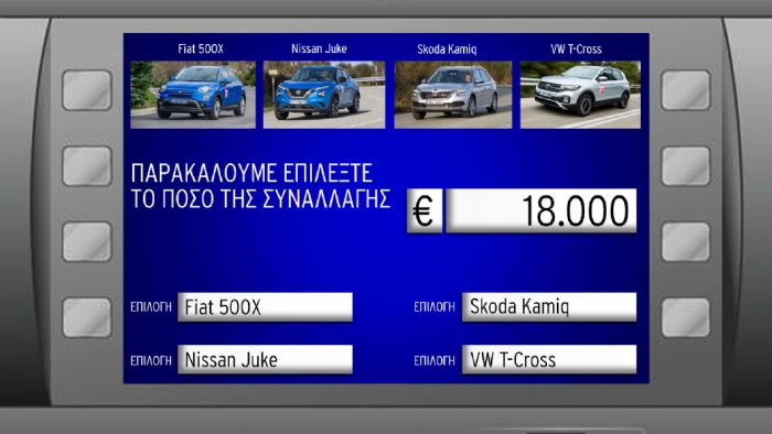 Fiat 500X Vs Nissan Juke Vs Skoda Kamiq Vs VW T-Cross