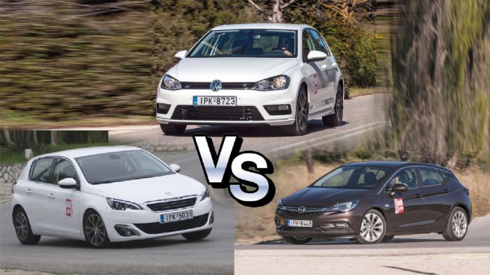 308 vs Astra vs Golf 