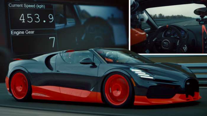 Νέο ρεκόρ ταχύτητας από τη Bugatti Mistral cabrio των 1.600 PS (+vid) Νέο ρεκόρ ταχύτητας από τη Bugatti Mistral cabrio των 1.600 PS (+vid)