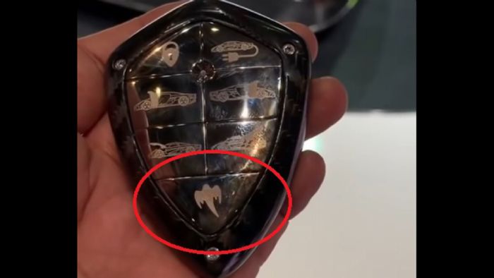 To «Ghost» κουμπί της Koenigsegg Jesko