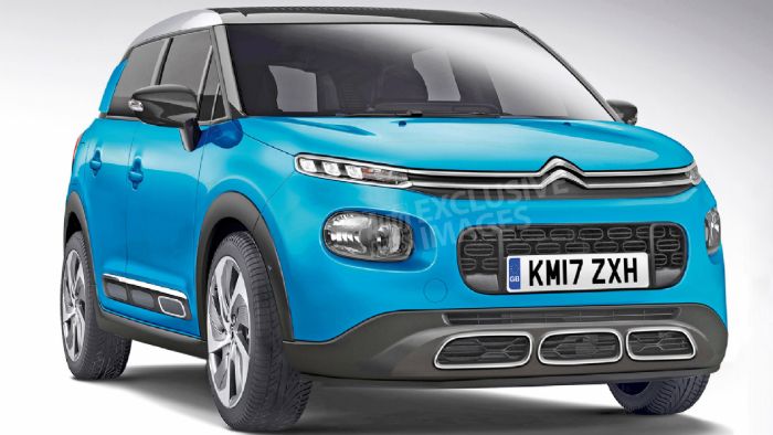 Tο επόμενο Citroen C3 Picasso φαίνεται πως θα μεταμορφωθεί σε SUV, πιθανώς μετονομαζόμενο σε C3 Aircross (ψηφιακά επεξεργασμένη εικόνα).