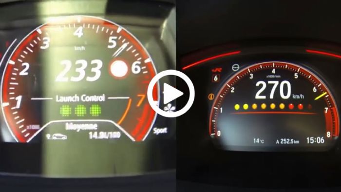 Honda Civic Type R Vs Renault Megane RS Honda Civic Type R Vs Renault Megane RS