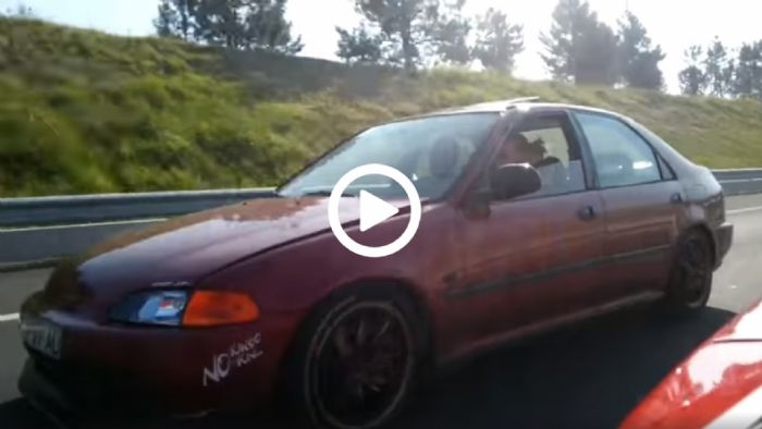 Civic VTi ρεζιλεύει Nissan GT-R και Ferrari Civic VTi ρεζιλεύει Nissan GT-R και Ferrari