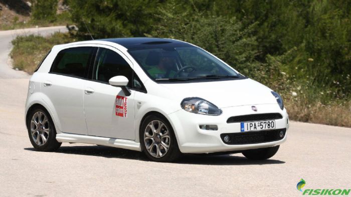 Το αεριοκίνητο Fiat Punto εξοπλίζεται με τον 1.400άρη 8βάλβιδο κινητήρα διπλού καυσίμου.	