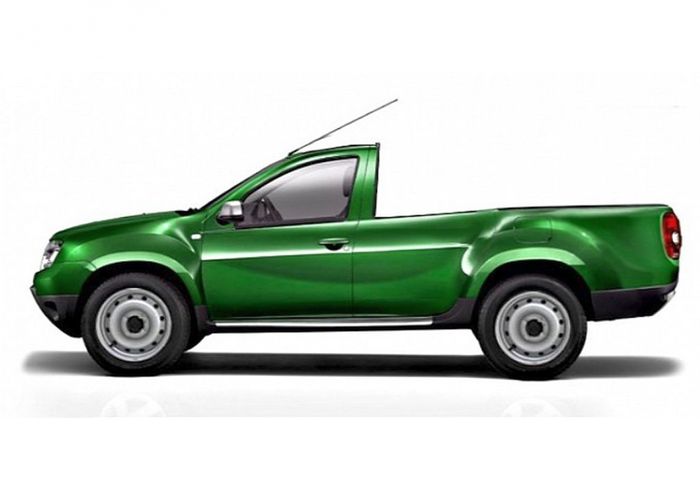 Το νέο Pick-Up της Dacia αναμένεται να παρουσιαστεί επίσημα μέσα στο 2013 και θα βασίζεται στο Duster. Θα είναι διαθέσιμο με μονή ή διπλή καμπίνα επιβατών. 