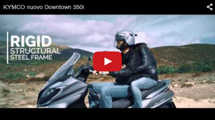 KYMCO Downtown 350i: Επίσημο βίντεο
