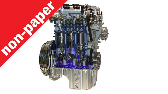 Κινητήρες turbo, όπως ο εικονιζόμενος EcoBoost της Ford, προσφέρουν οικονομία και υψηλή απόδοση.