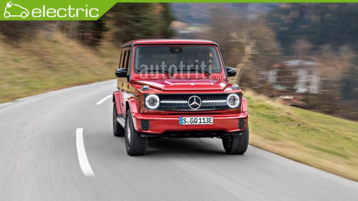 Βλέπετε μία ψηφιακά επεξεργασμένη εικόνα της επερχόμενης Mercedes EQG. 