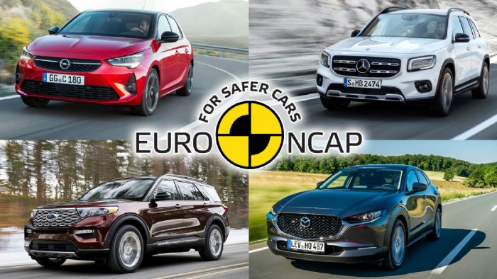 Στο μικροσκόπιο του EuroNCAP μπήκαν τα νέα Opel Corsa, Ford Explorer, CX-30 και Μercedes GLB.