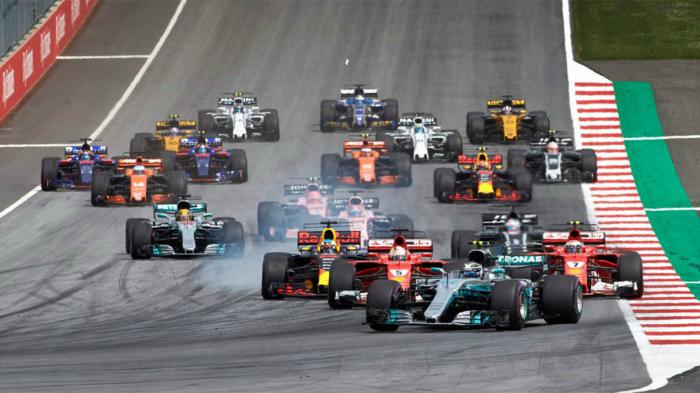Οι ώρες των GP της Formula 1 για το 2018