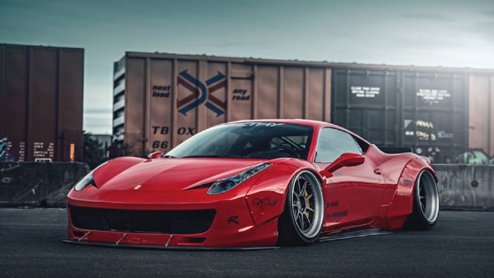 H Liberty Walk έκανε tunning στην 458 Ιtalia