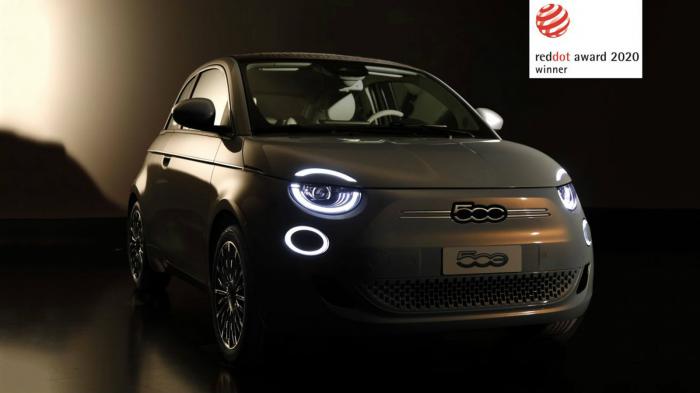 Διάκριση για το ηλεκτρικό Fiat 500 στο «Red Dot Award 2020»
