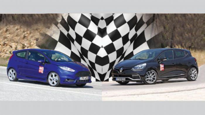 Fiesta ST vs Clio RS