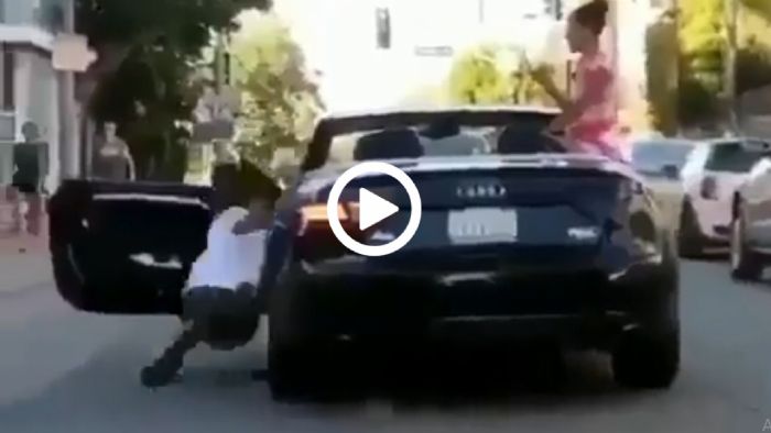 Έκανε φιγούρα με το cabrio αλλά κατέληξε να γίνεται ρεζίλι