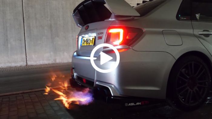 Tα «φλογίδια» του Subaru WRX STi Tα «φλογίδια» του Subaru WRX STi