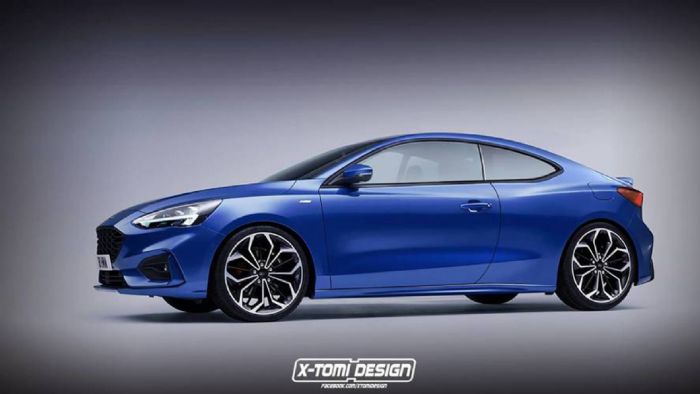 O σχεδιαστικός οίκος X-Tomi Design δημοσιοποίησε μια εικόνα για το πως θα μπορούσε να μοιάζει το Focus σε έκδοση 2θέσιου coupe.