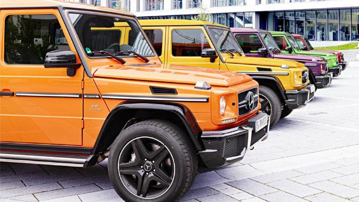 Τα τρελά χρώματα της G-Class