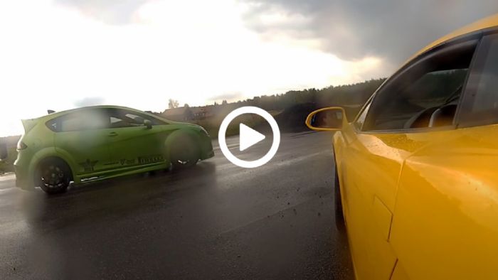 Lambo Gallardo ταπεινώθηκε από SEAT Leon CUPRA εις διπλούν