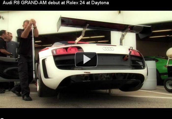 Tο Audi R8 GRAND-AM θα συνεχίσει να αγωνίζεται  και σε επόμενους αγώνες, όπως αυτό του GRAND-AM Rolex Sports Car Series.