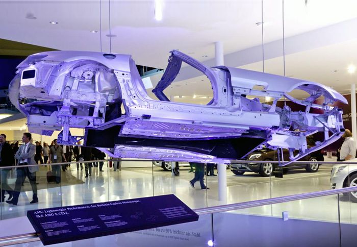 Το «κέλυφος» της Mercedes SLS AMG E-Cell Το «κέλυφος» της Mercedes SLS AMG E-Cell