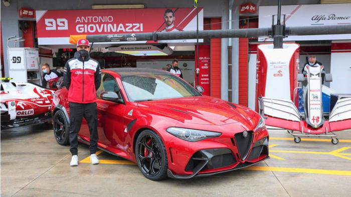 Ο Antonio Giovinazzi δοκίμασε την Giulia GTA (+vid)