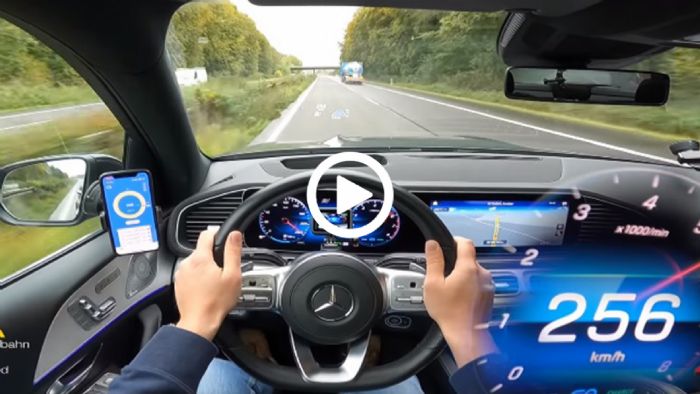 Η θηριώδης Mercedes GLS «βάζει φωτιά» στην Autobahn