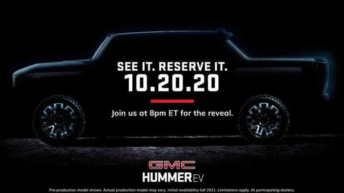 Στην τηλεόραση το ντεμπούτο του GMC Hummer Στην τηλεόραση το ντεμπούτο του GMC Hummer