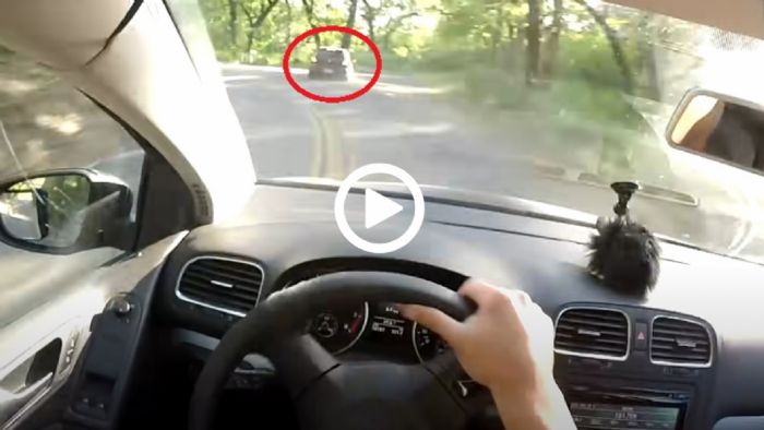 VW Golf GTI αρνείται να στρίψει, φεύγει φορτσάτο εκτός δρόμου VW Golf GTI αρνείται να στρίψει, φεύγει φορτσάτο εκτός δρόμου