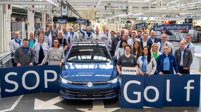 Ξεκίνησε η παραγωγή του ανανεωμένου Volkswagen Golf
