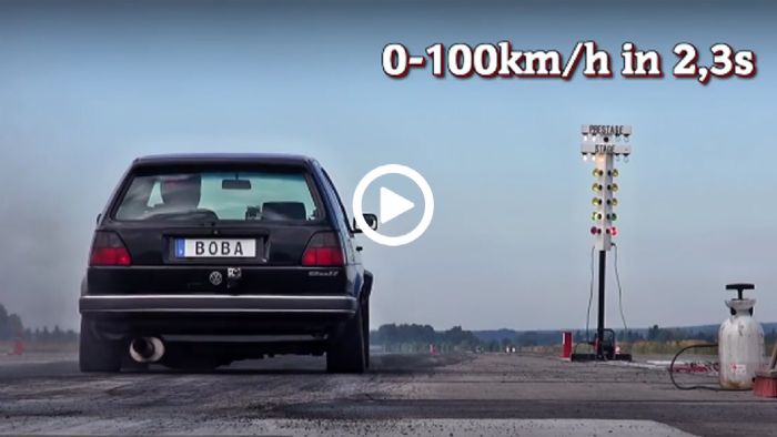 Αυτό το VW Golf δεύτερης γενιάς είναι ένας πραγματικός πύραυλος και μάλιστα street legal.