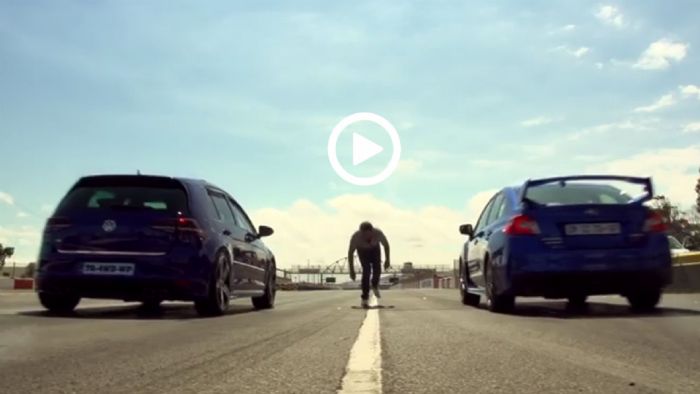 Golf R vs Impreza WRX STi