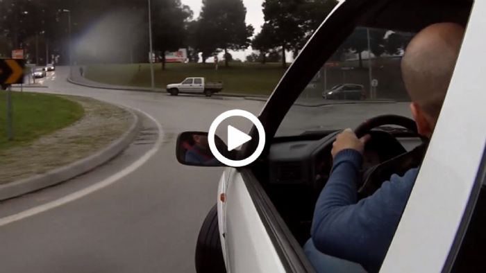 Μύστης κάνει Peugeot 106 Rallye να ελίσσεται σαν πισωκούνα!