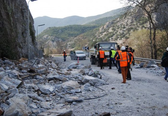 Εργασίες επιθεώρησης στα Τέμπη 